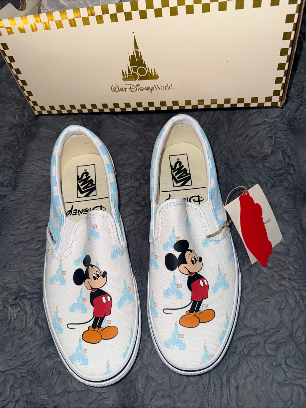 Vans x Disney mickey MouseSlip-On Shoes - White/Blue